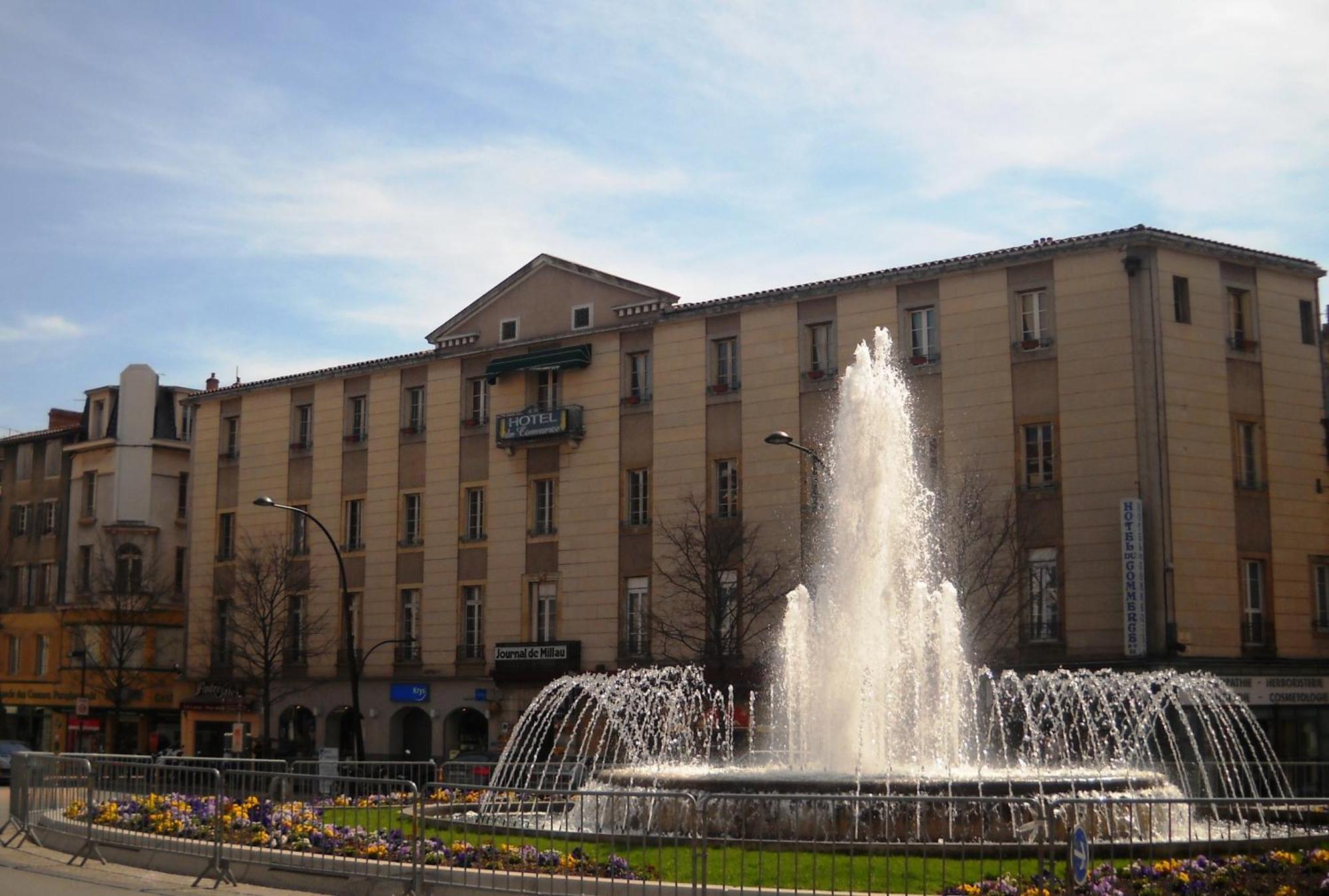Hotel Du Commerce Millau Exterior foto